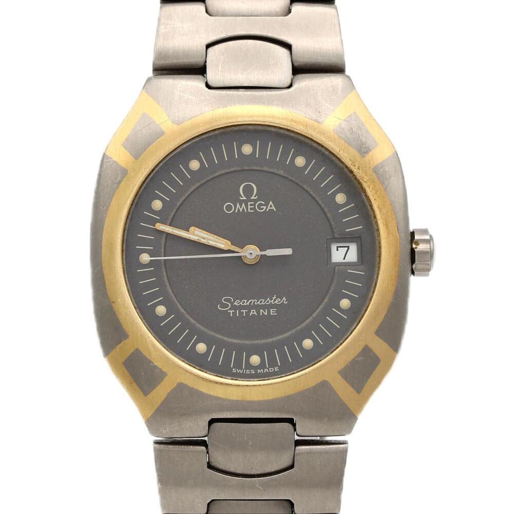 Omega Seamaster Polaris TI 5814.40 TIxYG Quartz Watch